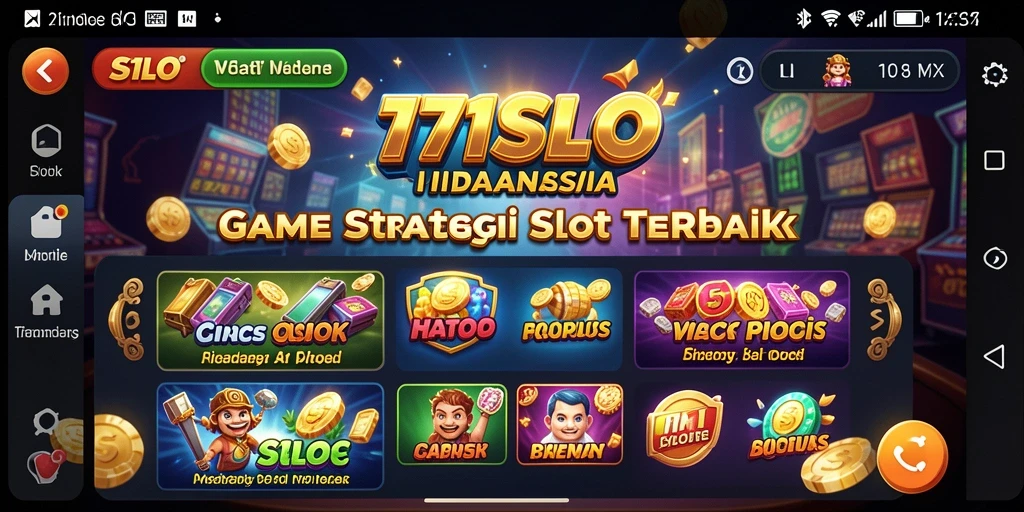 Tampilan gameplay menarik dengan fitur slot strategis.