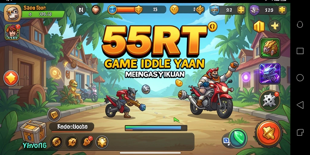 Screenshot gameplay 55RT yang menampilkan suasana santai dan menarik.