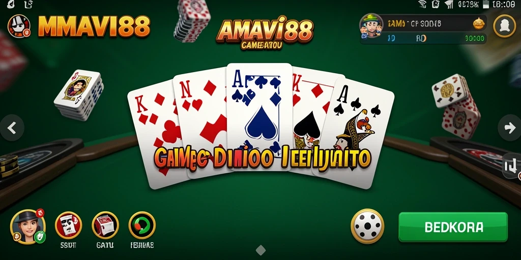 Tampilan gameplay menarik dari AMAVI88 yang menunjukkan serunya bermain Domino.