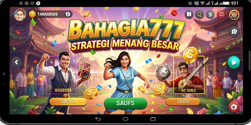 Tampilan gameplay menarik dari BAHAGIA777 yang penuh strategi.