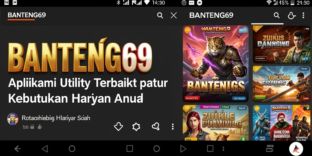 Tampilan aplikasi BANTENG69 yang intuitif dan ramah pengguna.