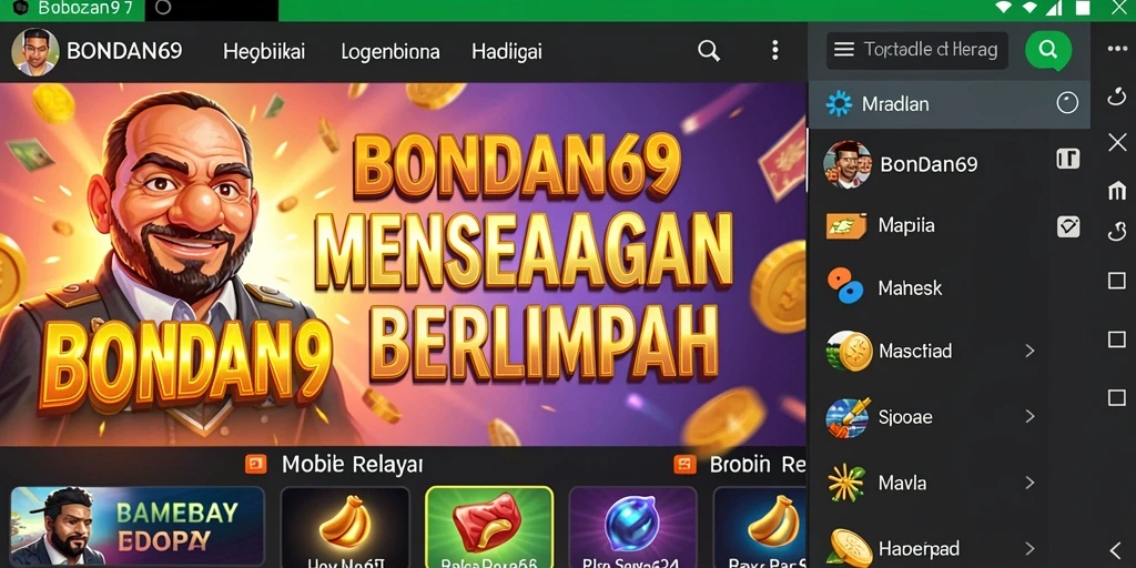 Gameplay menarik slot BONDAN69 dengan fitur bonus yang menggiurkan.