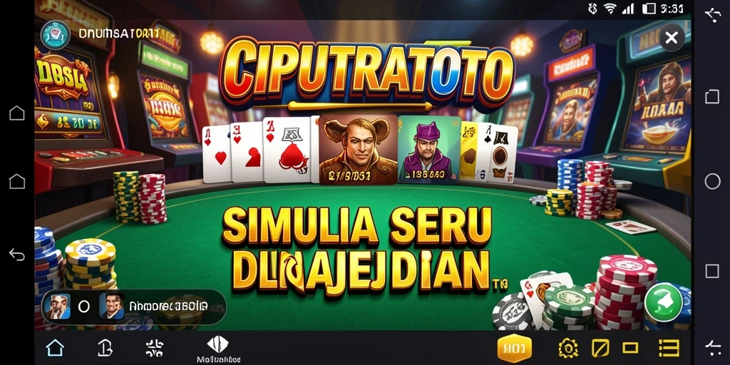 Tampilan gameplay menarik dari CIPUTRATOTO saat bermain.