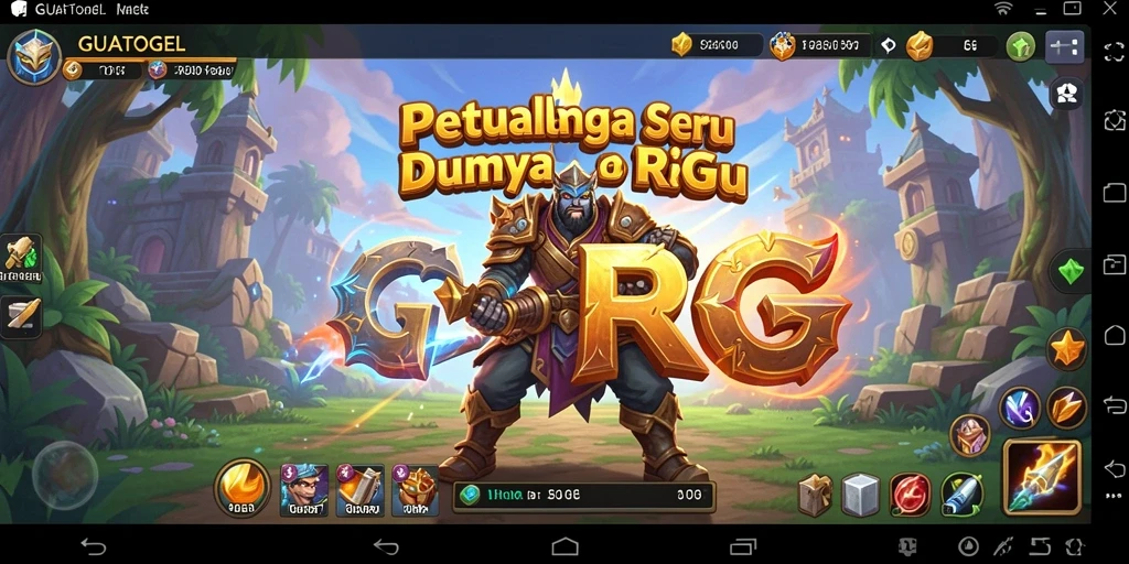Tampilan gameplay GUATOGEL yang menarik dan penuh aksi.