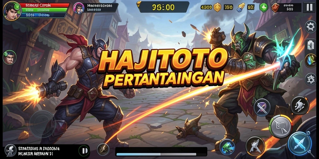 Tampilan gameplay seru dan menegangkan di HAJITOTO.