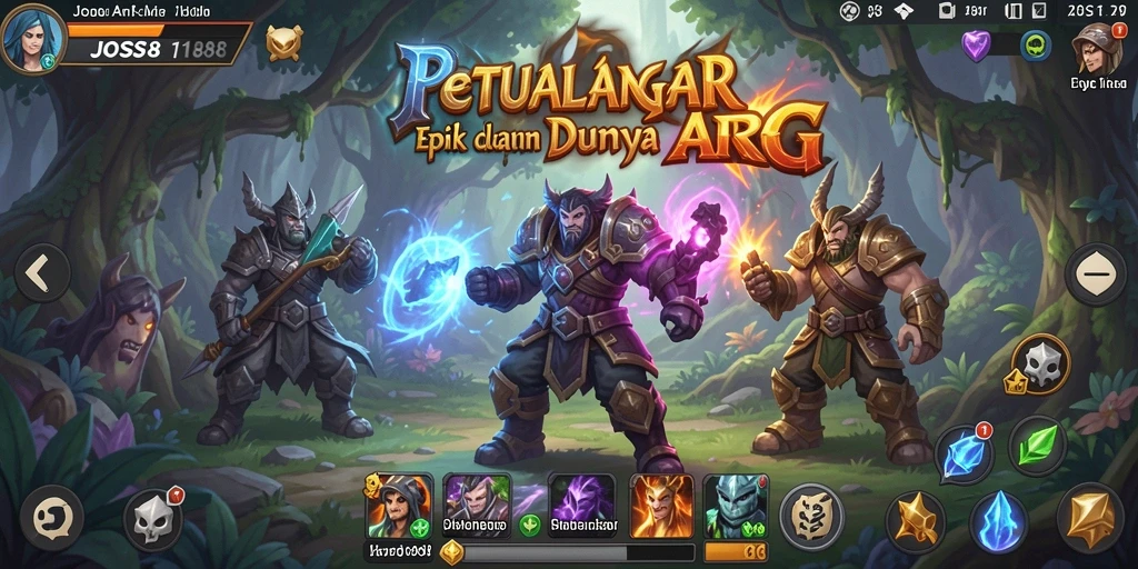 Tampilan gameplay seru di dunia fantasi JOSS188.