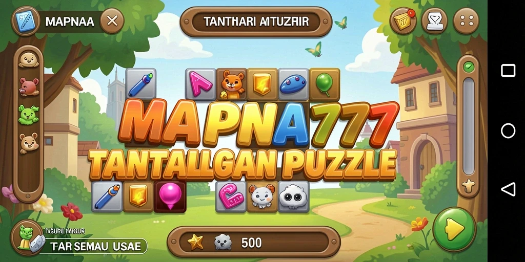 Screenshot menunjukkan gameplay Puzzle yang seru dan menantang.