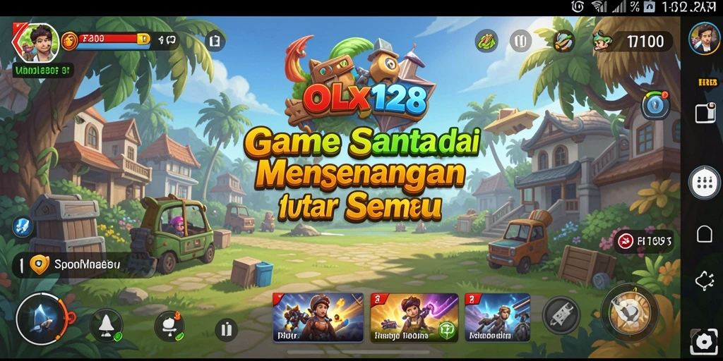 Tampilan menarik dan gameplay seru dari OLX128.