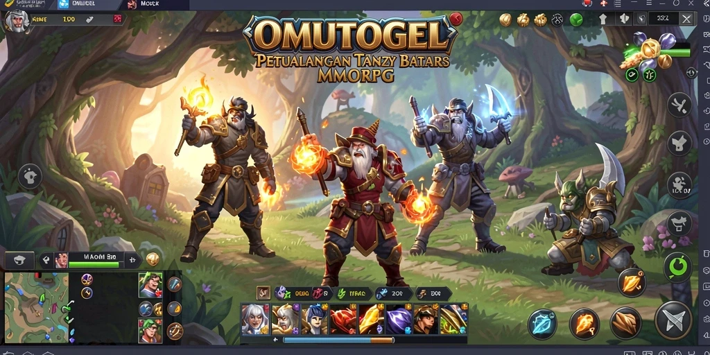 Gameplay seru OMUTOGEL dengan grafis memukau dan petualangan menarik.