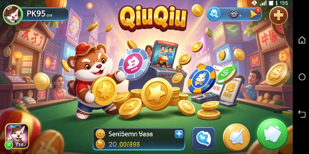 Gameplay menegangkan QiuQiu di PK95 yang penuh aksi.