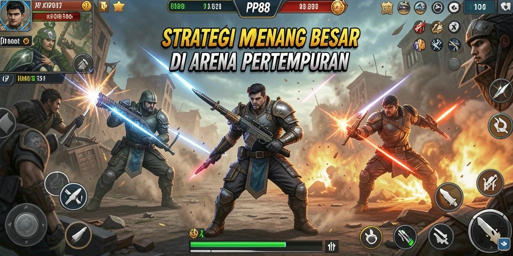 Tampilan gameplay PP88 dengan strategi taktis yang mendalam.