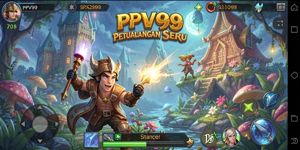 Screenshot gameplay PPV99 menampilkan aksi petualangan yang seru.