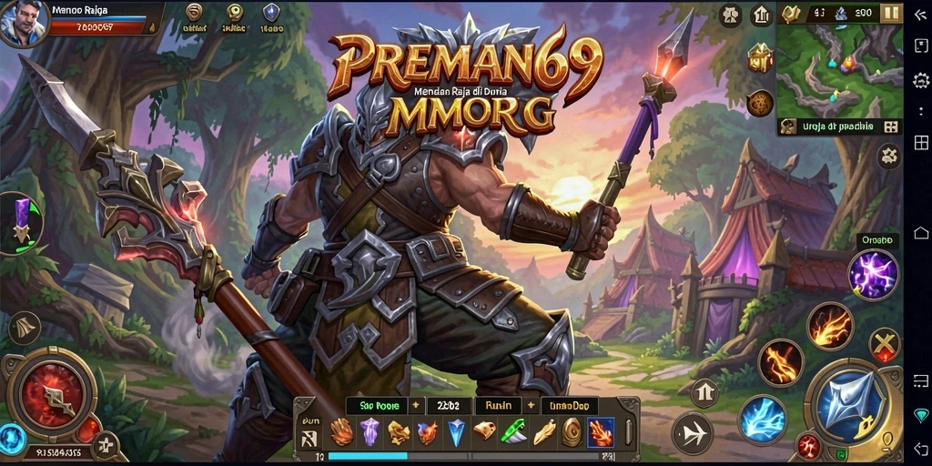 Gameplay seru dan grafis menawan dalam PREMAN69.