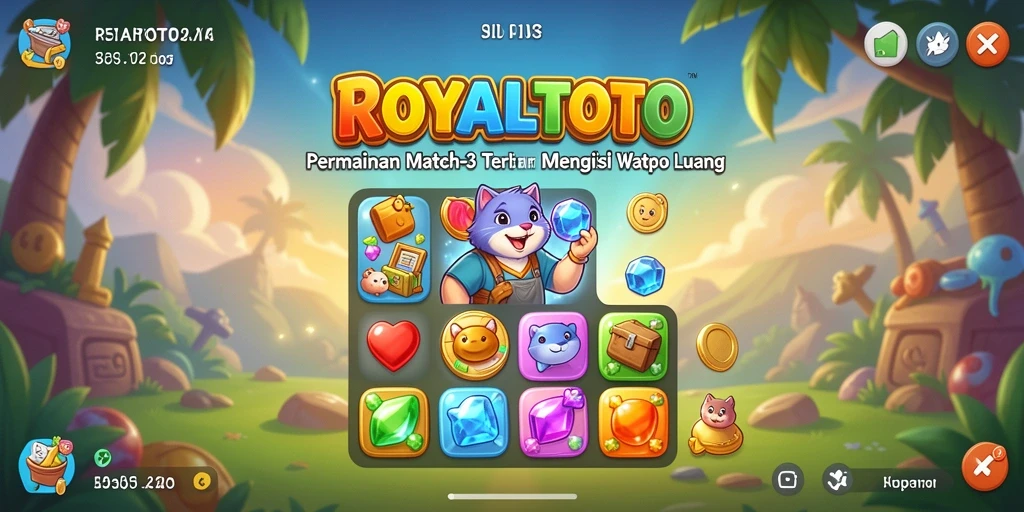 Tampilan menyeronokkan dari gameplay ROYALTOTO yang menantang.