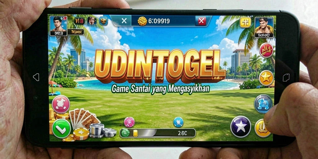Screenshot menampilkan gameplay santai dan seru dari UDINTOGEL.